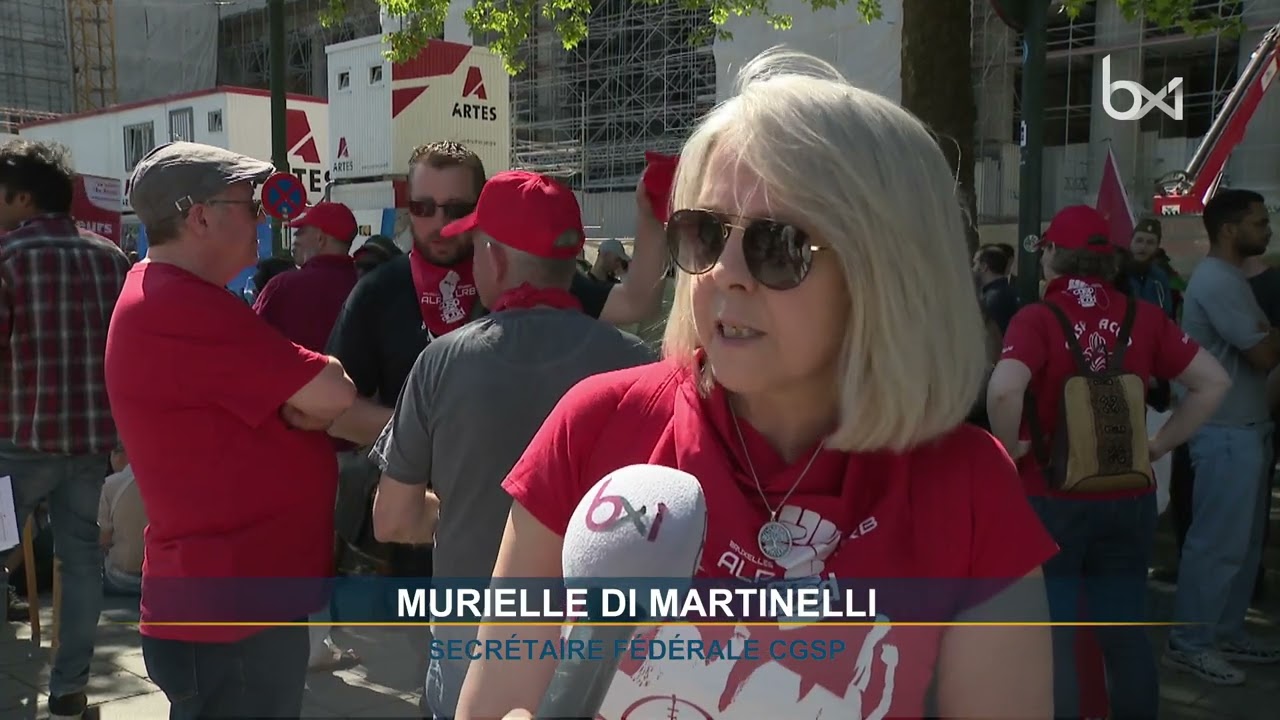 Environ 300 manifestants à Bruxelles contre la politique 