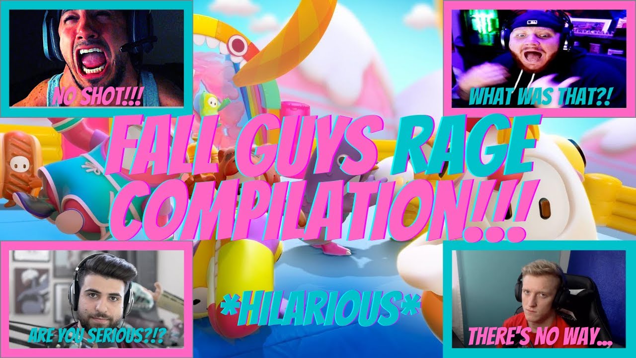 ULTIMATE STREAMER RAGE COMPILATION!!! *Fall Guys*