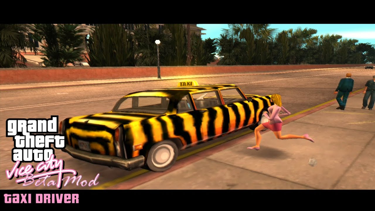 GTA Vice City (Beta Mod) - Taxi Driver