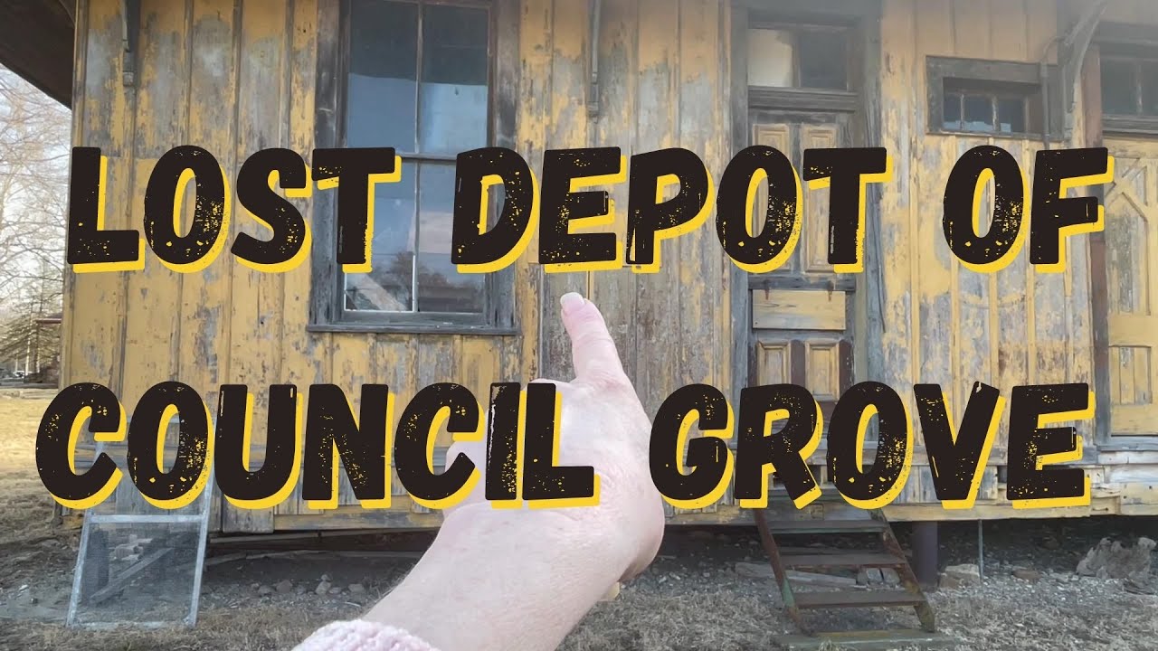 Abandoned Missouri Pacific Railroad Depot - Council Grove Kansas