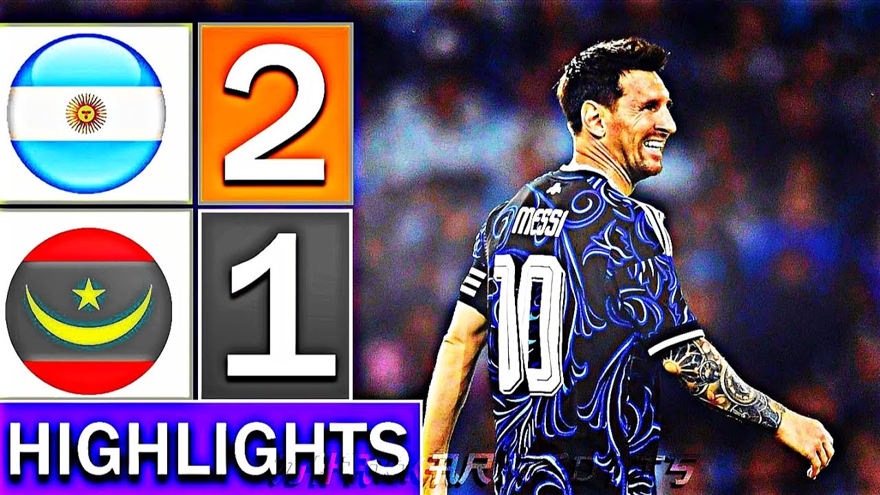Argentina vs Mauritania 2-1 Extended Highlights & All Goals | International Friendly 2026 HD