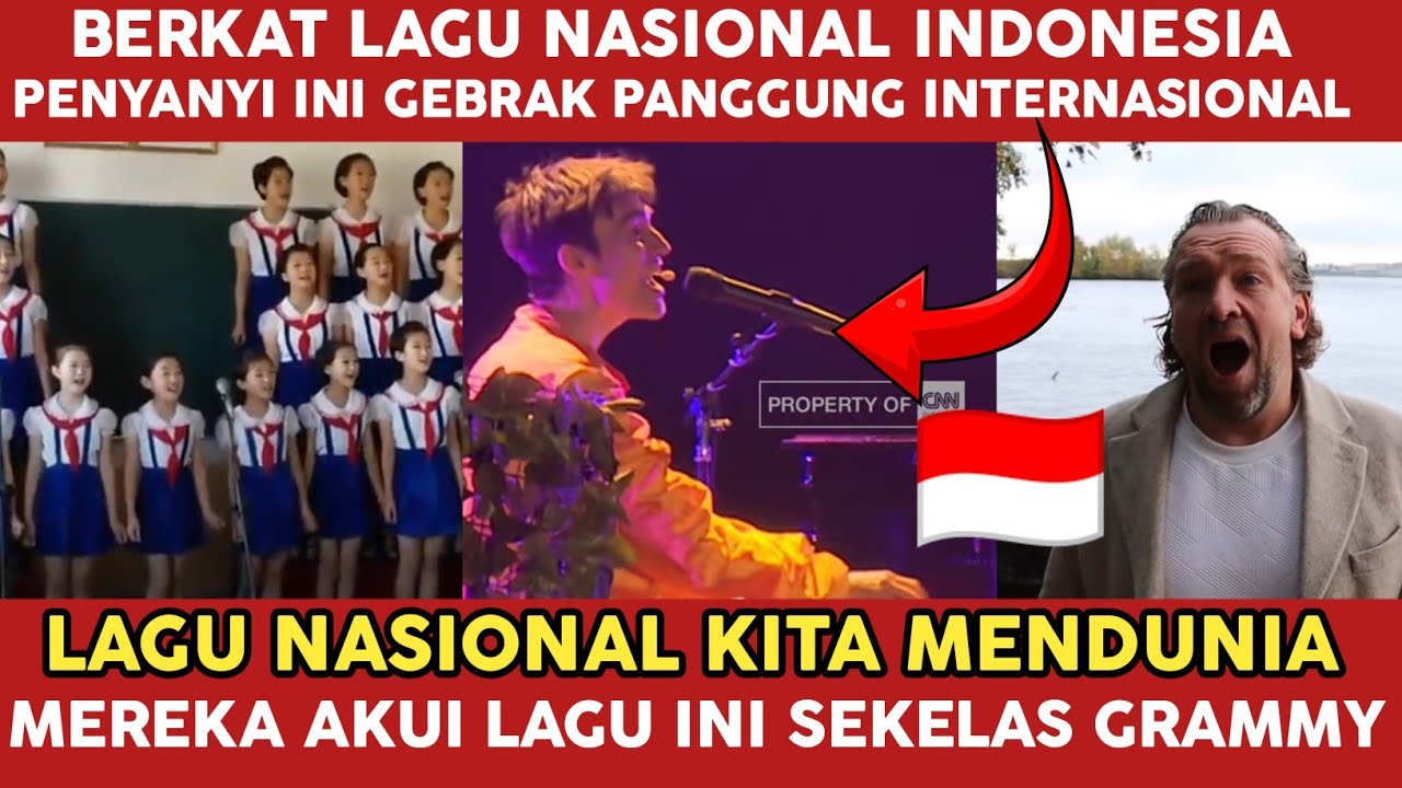 PENYANYI EROPA KAGET! LAGU NASIONAL INDONESIA SEKELAS GRAMMY!