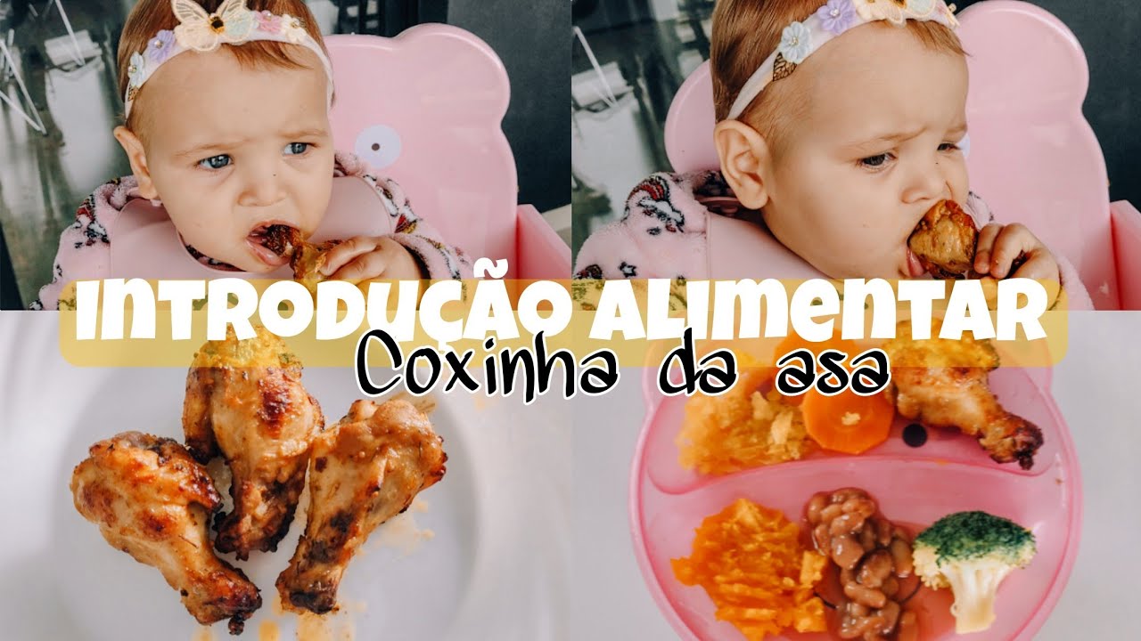 como fazer coxinha da asa para o bebê - introdução alimentar - frango para bebê