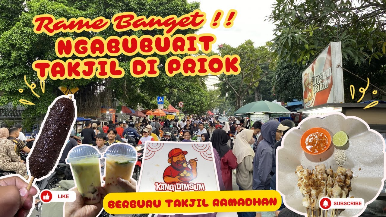 Ramadhan 2026: war takjil ramadhan di priok Rame banget‼️