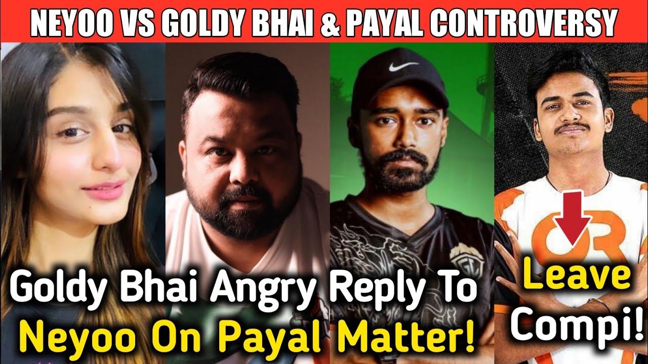 GOLDY BHAI ANGRY REPLY TO NEYOO | PAYAL REPLY TO NEYOO | NEYOO VS GOLDY BHAI & PAYAL CONTROVERSY