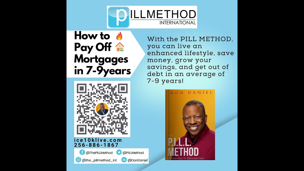 THE PILL METHOD PRINCIPLE  WILL TEACH YOU HOW TO ELIMINATE 75% OF YOUR INTEREST COST!