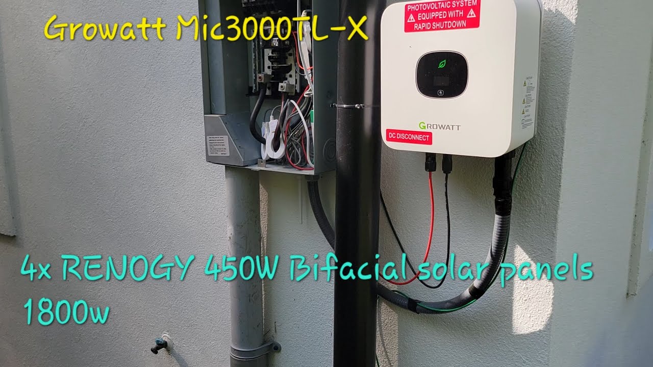 Солнечная система Growatt MIC 3000 TL-X GRID TIE для ВСЕХ