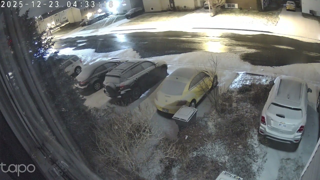 Mailbox trip in middle of night on deserted streets that are suddenly no longer deserted.