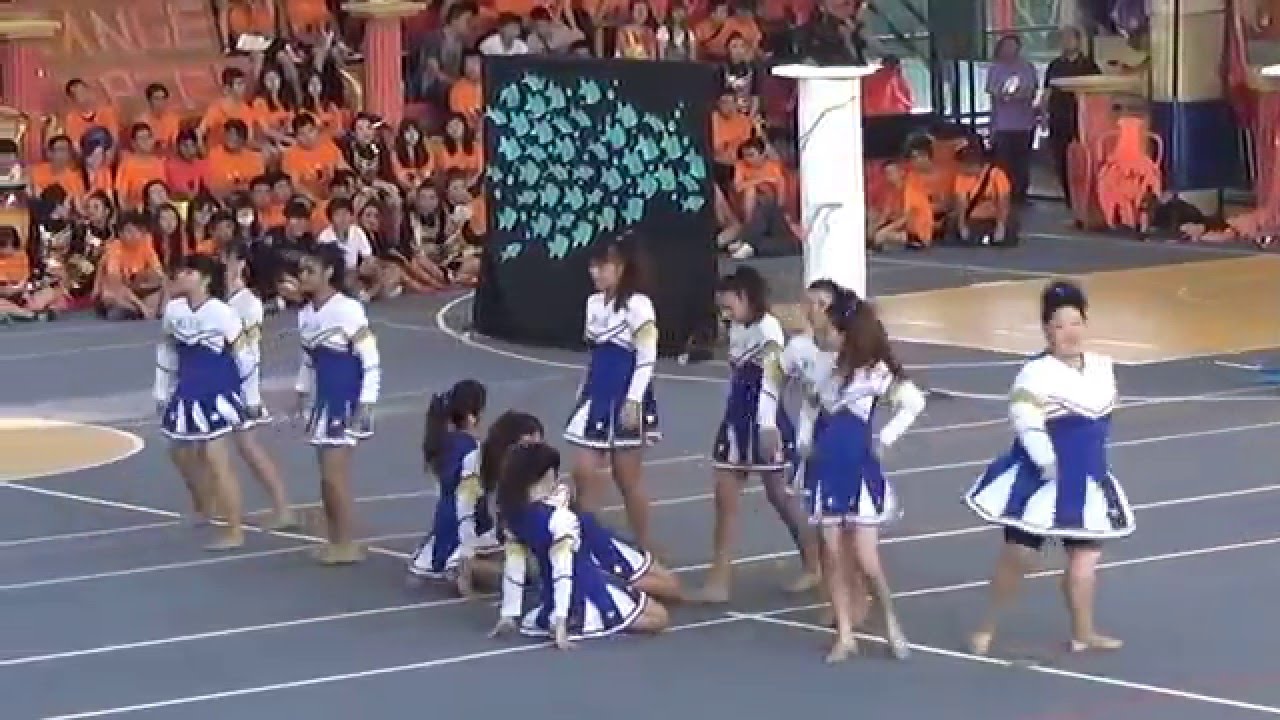 Wonderful Blue House Cheerleading Performance on Sports Day 2015