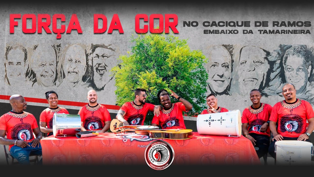 Samba de Raiz Acústico no Cacique de Ramos embaixo da Tamarineira com o Grupo Força da Cor