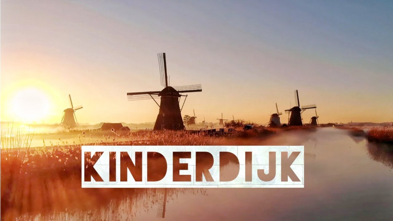 Sunrise Kinderdijk, The Netherlands | Drone 4K