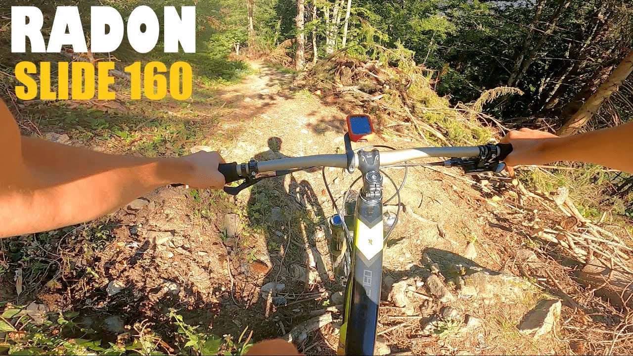 DESCENTE VTT ENDURO | J'enchaîne 1000m DE D- |RADON SLIDE
