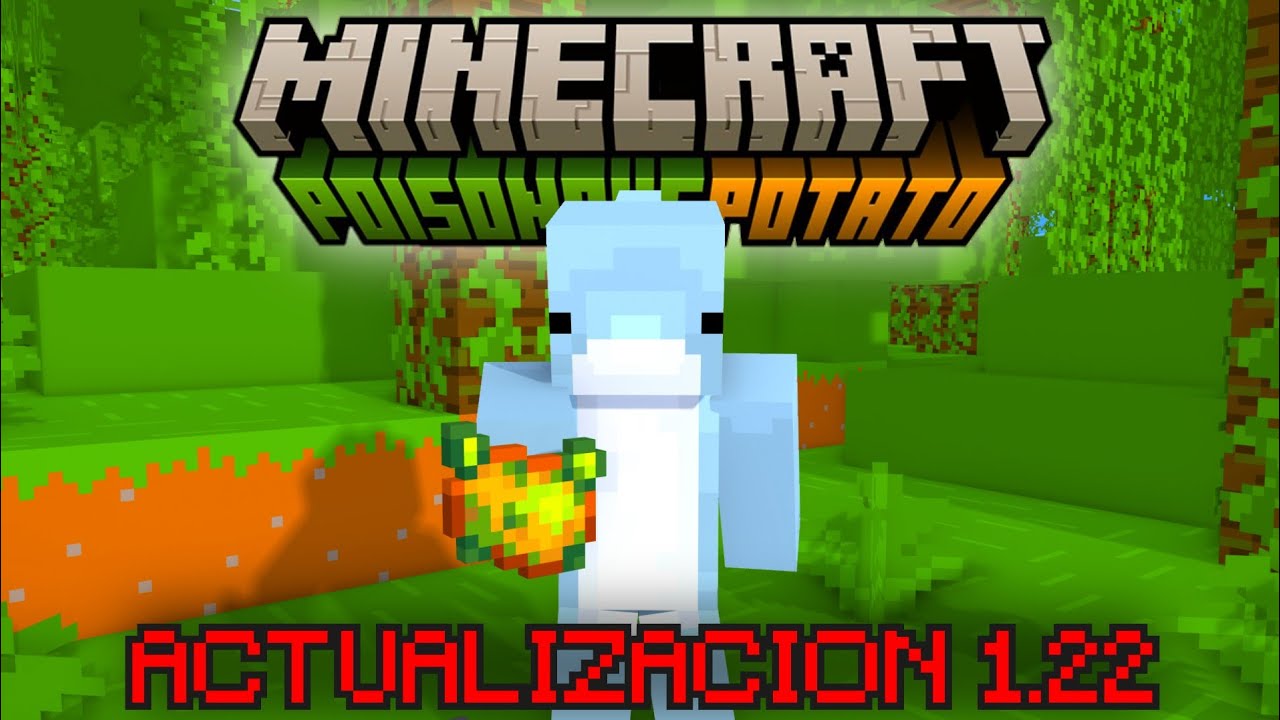 Así es MINECRAFT 1.22 la ACTUALIZACIÓN de las Patatas Venenosas [April fools day]