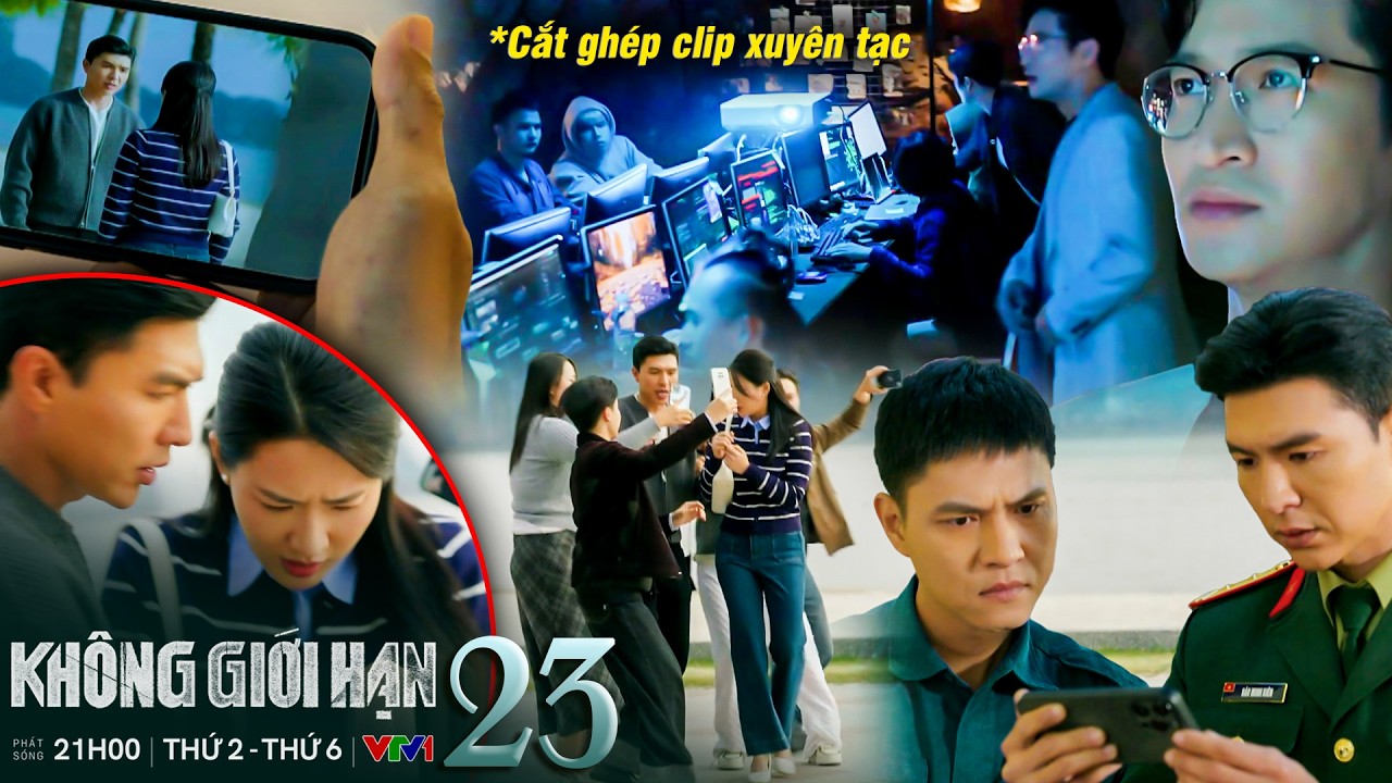 KHÔNG GIỚI HẠN tập 23 | Kiên nổi giận khi Lam Anh bị xô đẩy, Phong cho người xuyên tạc vu khống Kiên