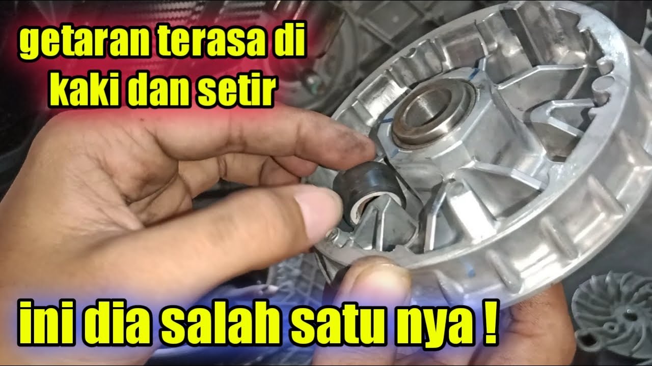 Kecepatan 40-60KM terasa getaran greek greekk ini dia salah satu penyebab nya #beyechannel #vario