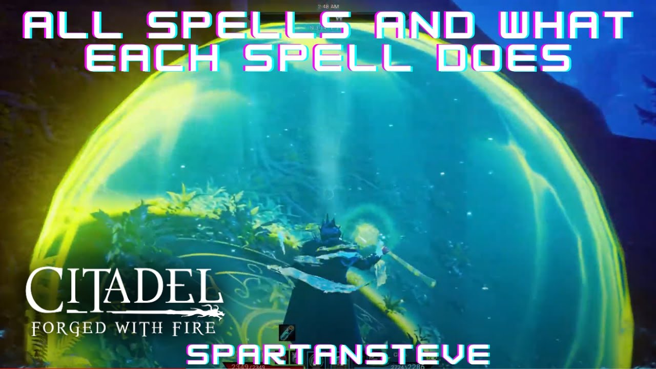 Citadel Forged With Fire: All Spells - What each spell does - Walkthrough - Guide