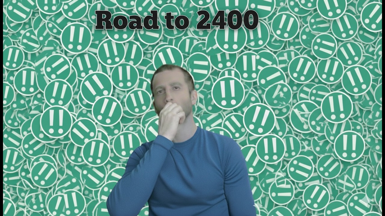 Road to 2400 I Day 145 I Attacking a strong opponent in the Spanish