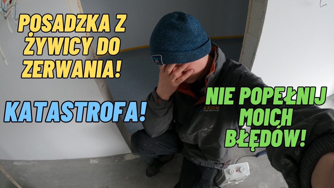Katastrofa, Posadzka z żywicy epoksydowej do zerwania. Nie popełnij moich błędów