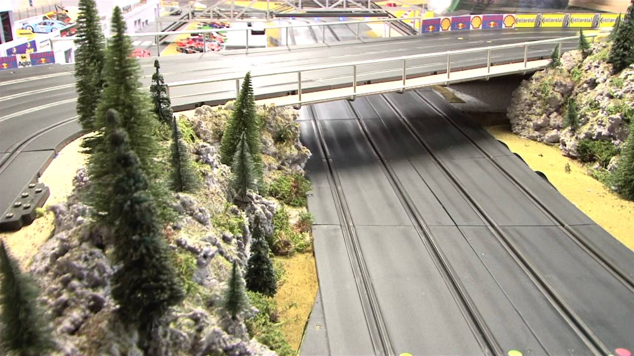 slot racing club  namur (SRCN)  pr&eacute;sentation de notre circuit en vid&eacute;o