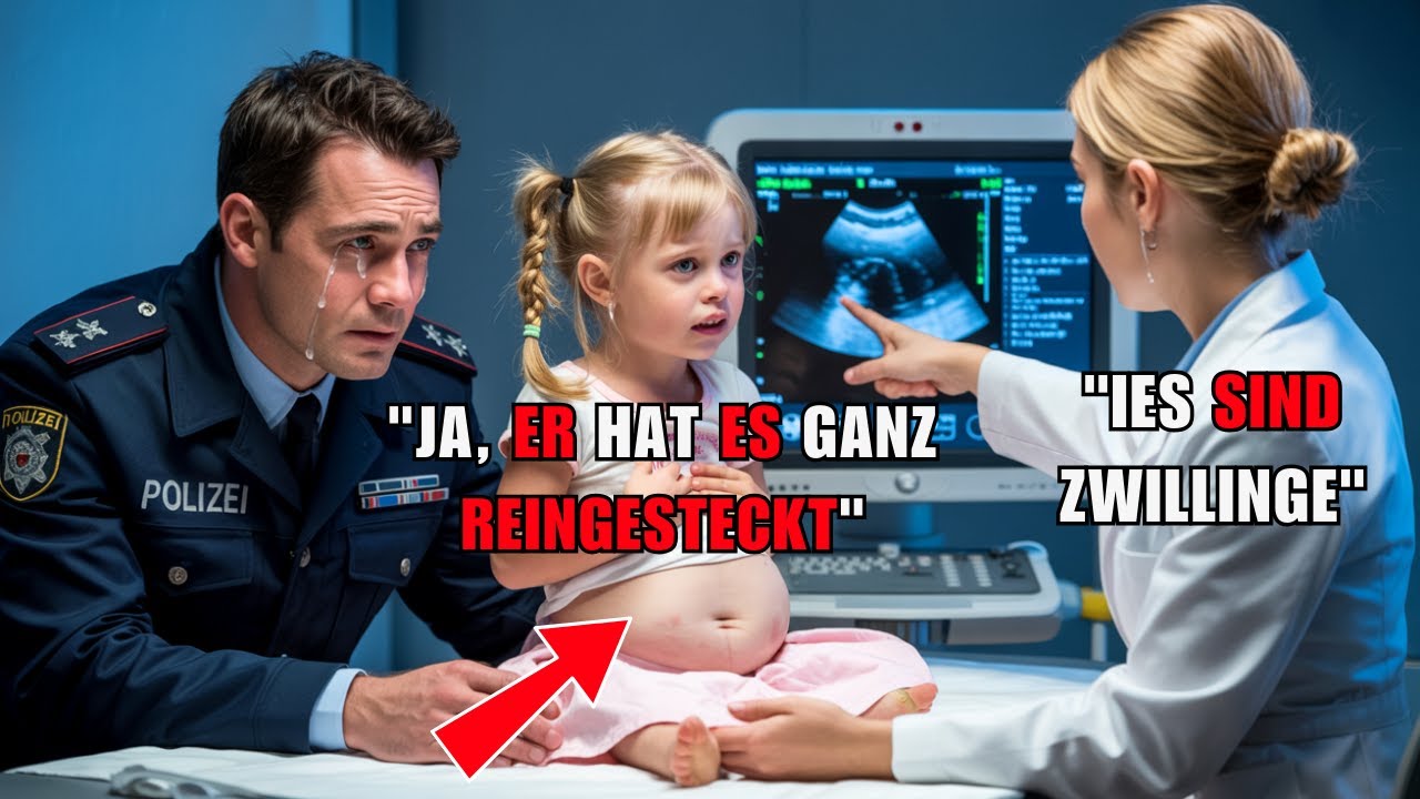 Polizist eilt mit Tochter ins Krankenhaus. Arzt untersucht ihren Bauch und alle flippen aus