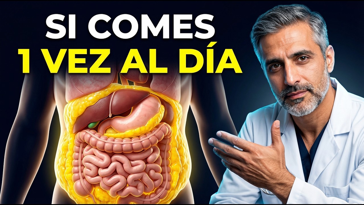 AYUNO: Lo Que Le Pasa A Tu GRASA VISCERAL Cuando Comes 1 Vez Al Día (Hora Por Hora)