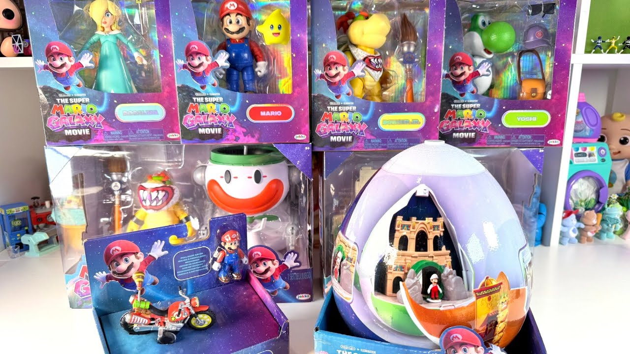 The Super Mario Galaxy Movie ASMR Unboxing - FULL 9 Minutes of ASMR Unboxing 