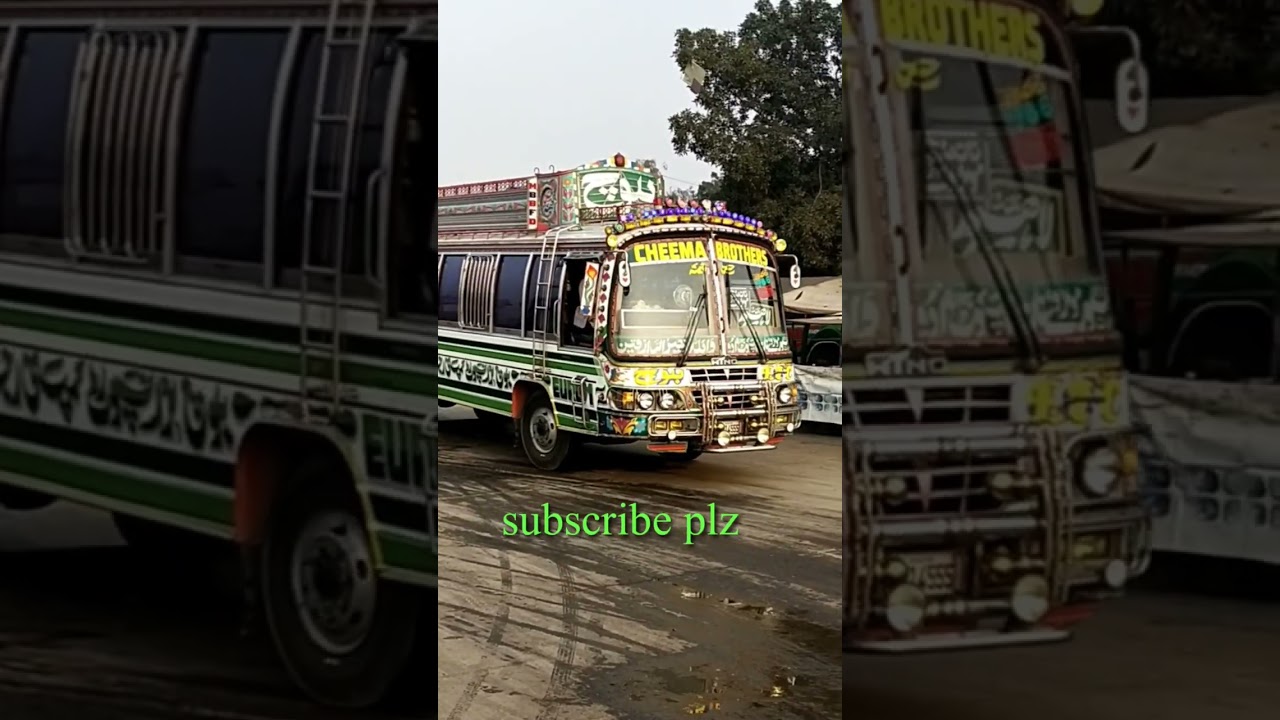 Lari adda Lahore To Faisal abad|🚌🚌|Bloch bus 4555