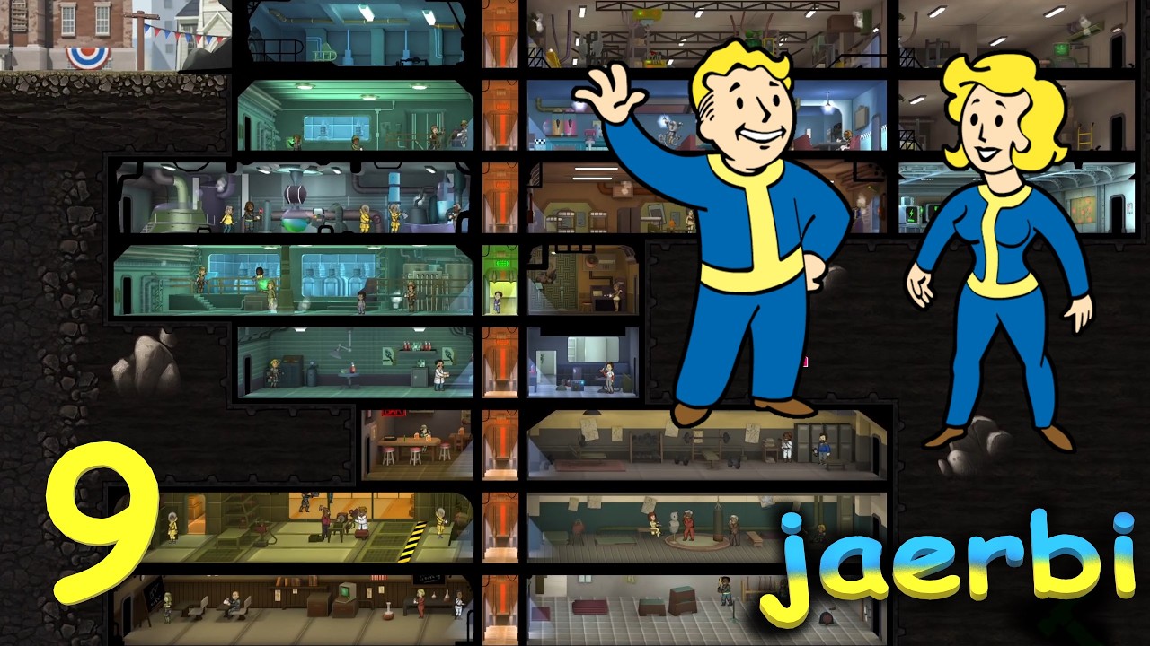 Продовжуєм тренувати поселенців 🔴 Fallout Shelter #9