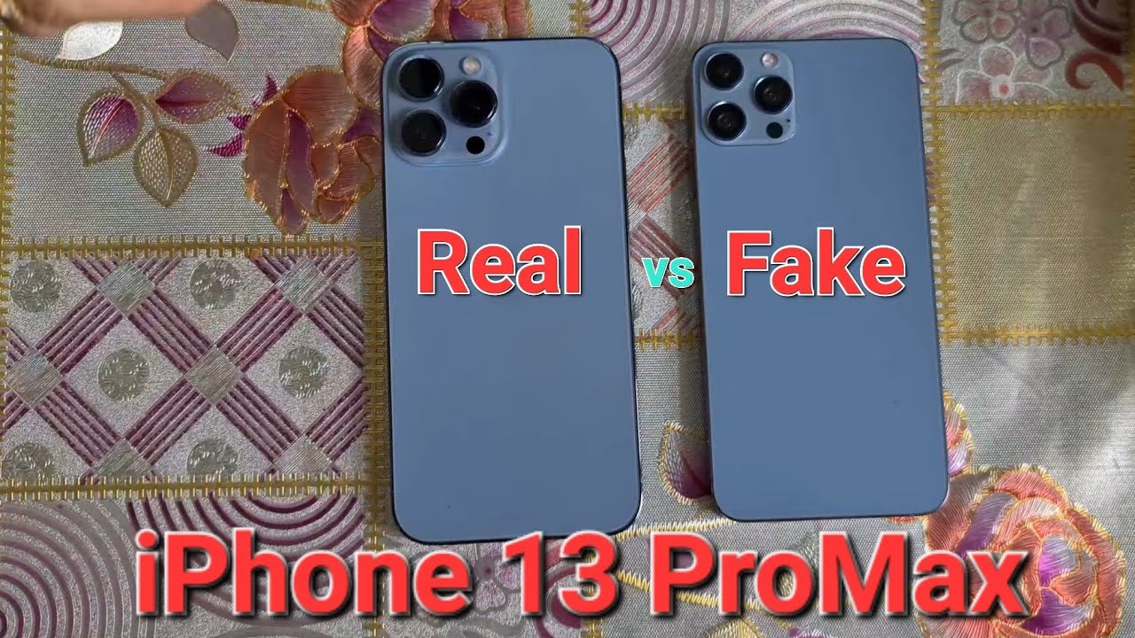 Phân biệt iphone 13 promax thật và giả | học nghề laptop