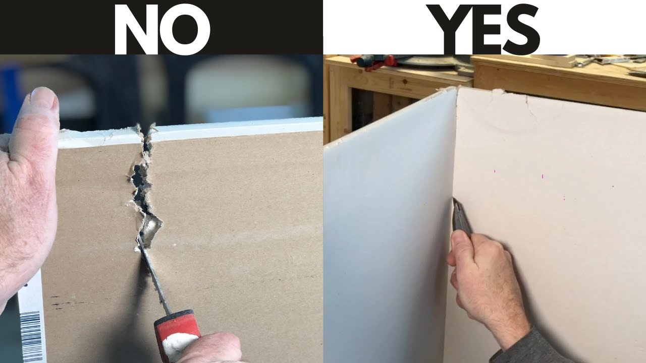 How to Cut Drywall Like a Pro - Quick Clean Cuts