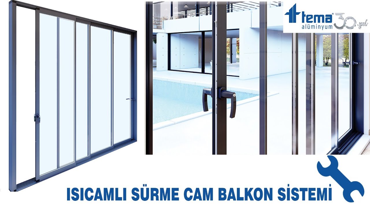 TEMA ALÜMİNYUM SAN. - ISICAMLI SÜRME CAM BALKON - www.temaaluminyum.com.tr