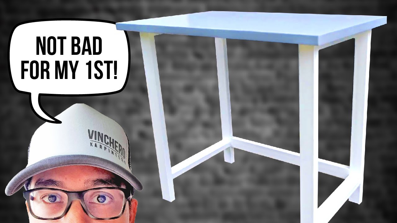 Metal and Wood Table or Desk // Quick and Simple Metal and Wood Desk Build
