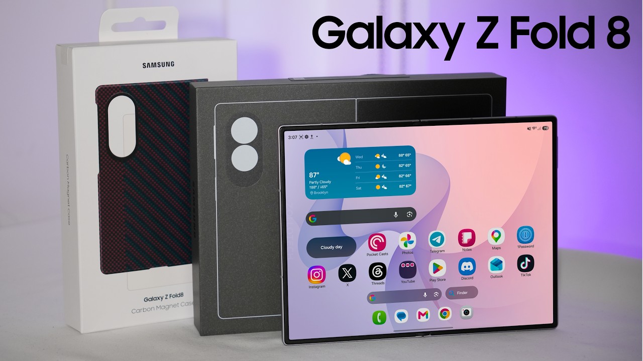 Samsung Galaxy Z Fold 8 Unboxing, Setup and Review (4K60)
