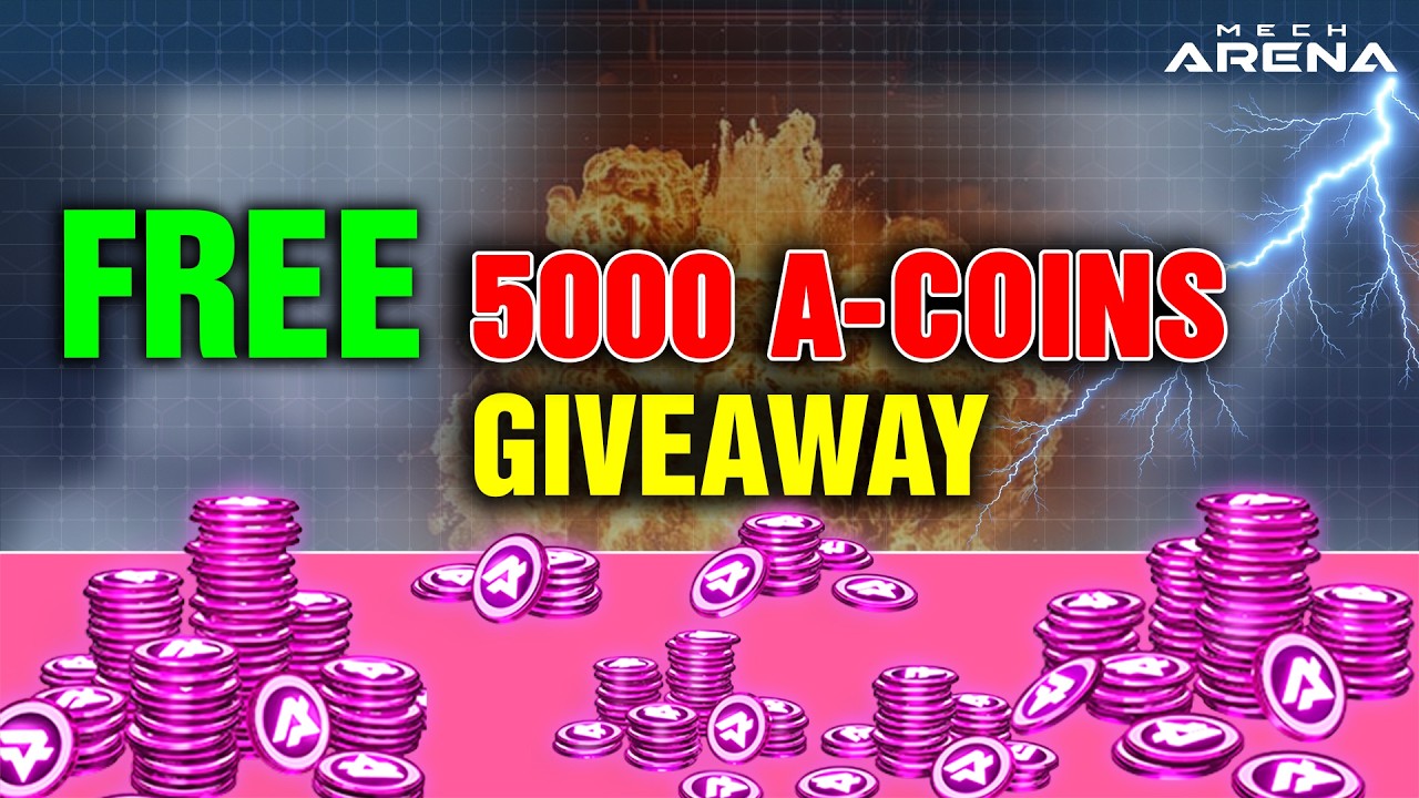 APRIL GIVEAWAY IS LIVE 🎁 Win 5,000 A-Coins in Mech Arena!