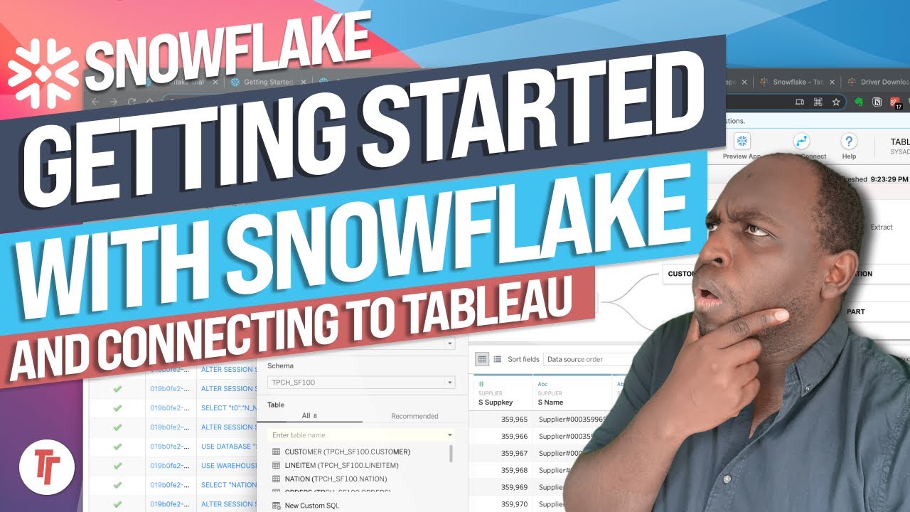 Начало работы со Snowflake PT-1: пробная версия и подключение Tableau