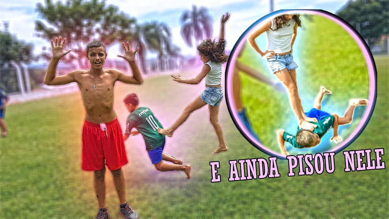 A MENINA DEU UMA VOADORA NO GIGANTE