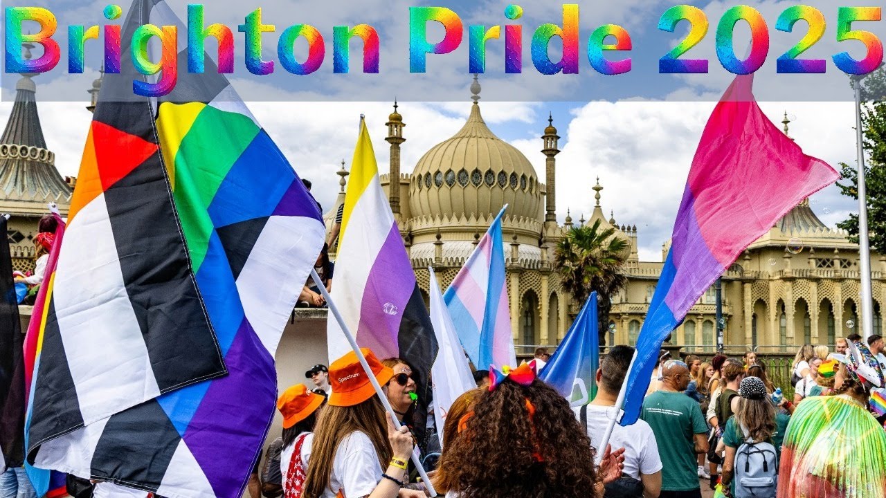 Brighton Pride 2025 Parade 🇬🇧 | Full Highlights, Costumes & Crowds | UK’s Biggest LGBTQ+ Event
