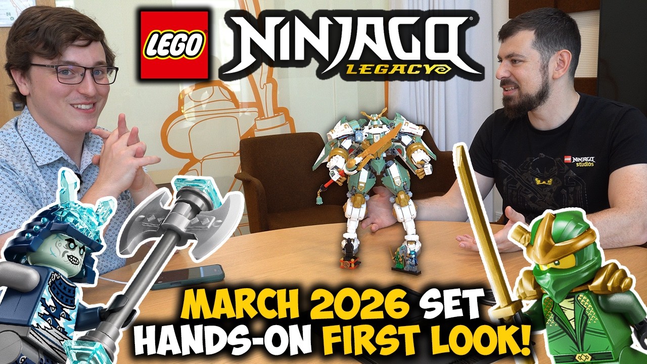 March 2026 Ninjago Legacy Lloyd's Titan Mech - In-Hand First-Look & Designer Interview!