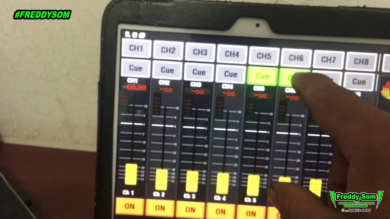 Configurando Air Fader para Músicos na 01v96