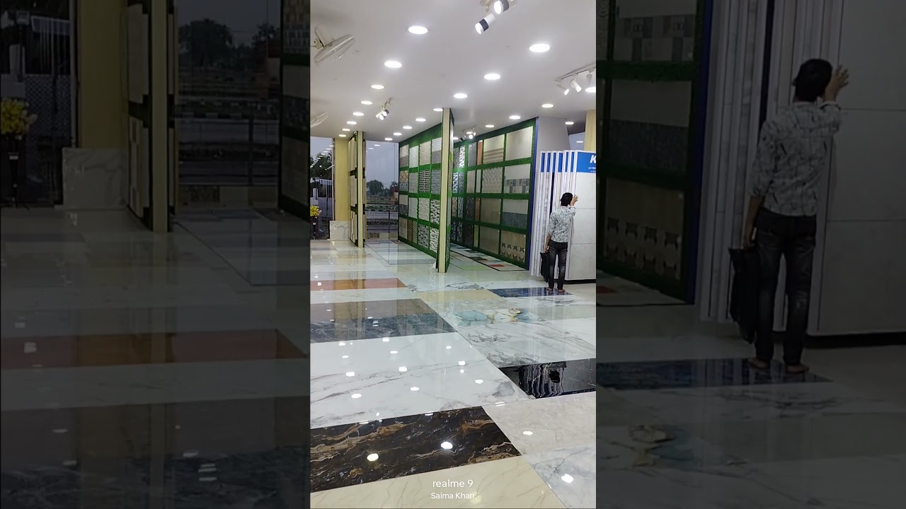 wall & floor tile showroom display Milan Hardware Fatehpur 8467092845 #tiles #interiordesign #home #