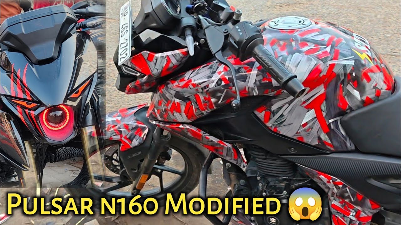 Pulsar n160 Full modified || Pulsar N160 Modification || #pulsarn160 #n160modified 