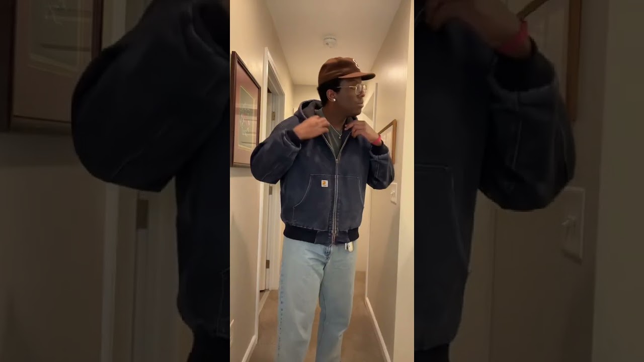 Carhartt Jacket Outfit #carharttjacket #carhartt #ootd #workwear #streetwear