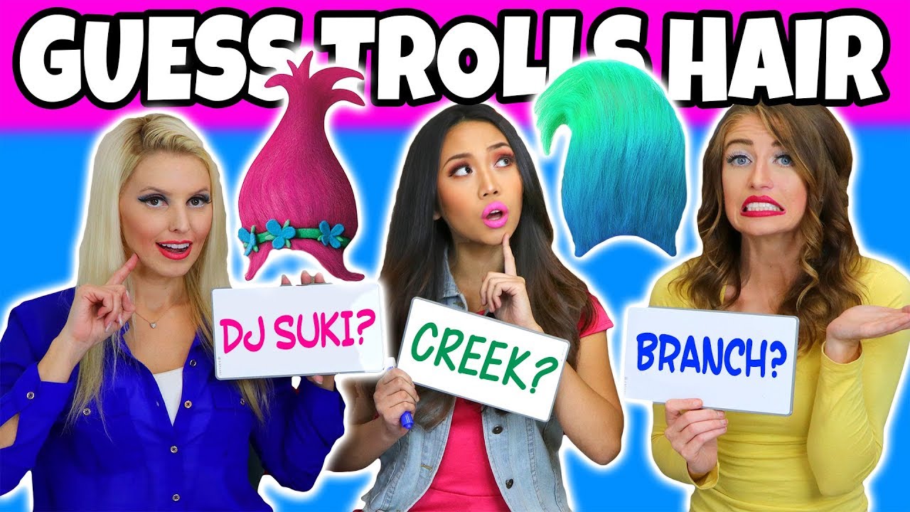 Can You Guess the Trolls Hair? Take the Dreamsworks Trolls Challenge 2018 (Totally TV)