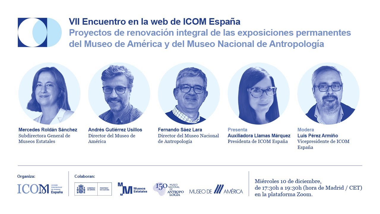 VII Encuentro en la web de ICOM Espa&ntilde;a, 10 diciembre 2025.