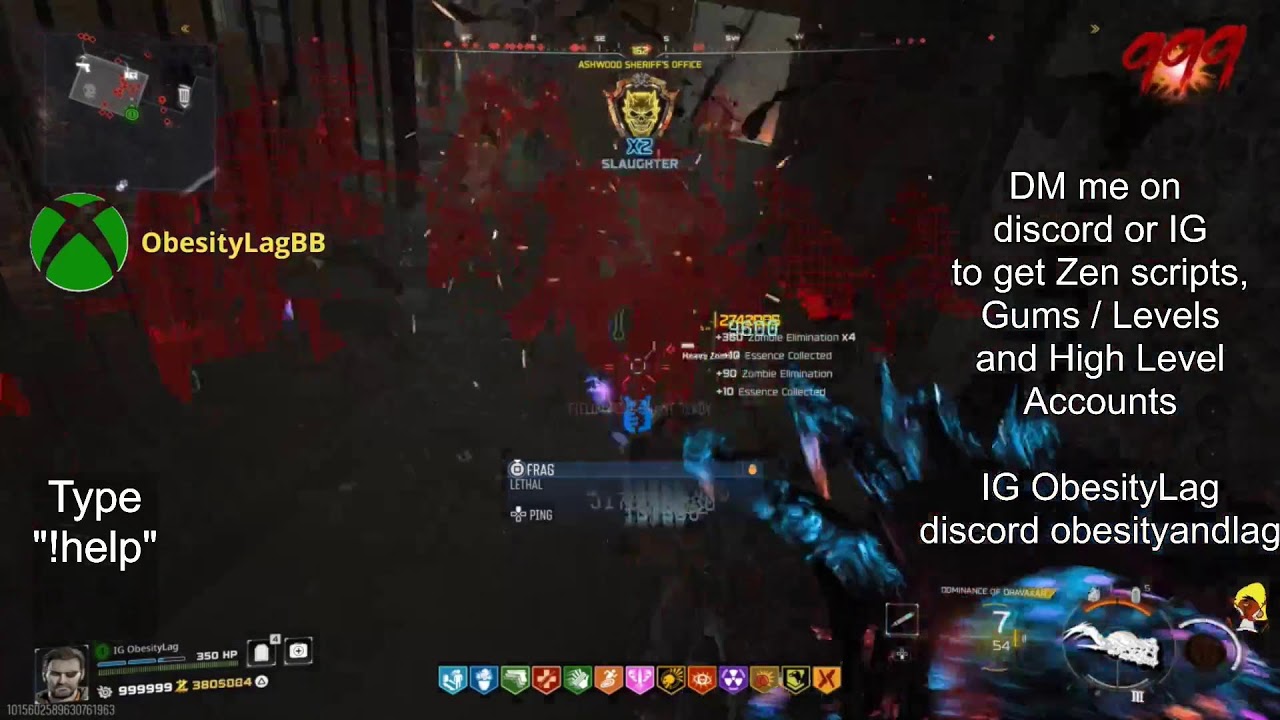 BO7 Zombies 999 unlimited GUMS! and XP || Road to 1000!