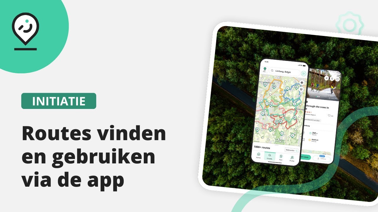 Beginnersopleiding | Routes vinden en gebruiken via de app