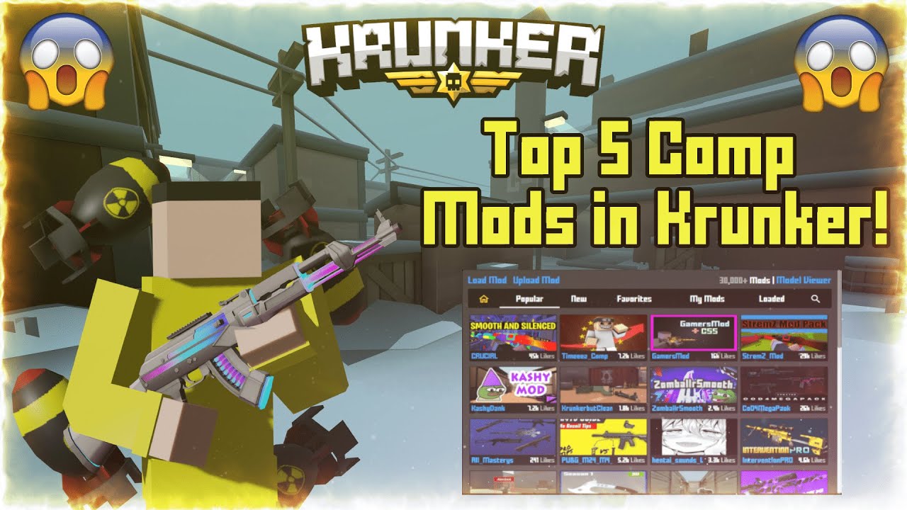 Top 5 Comp Mods in Krunker 2021! (HACKS!?)