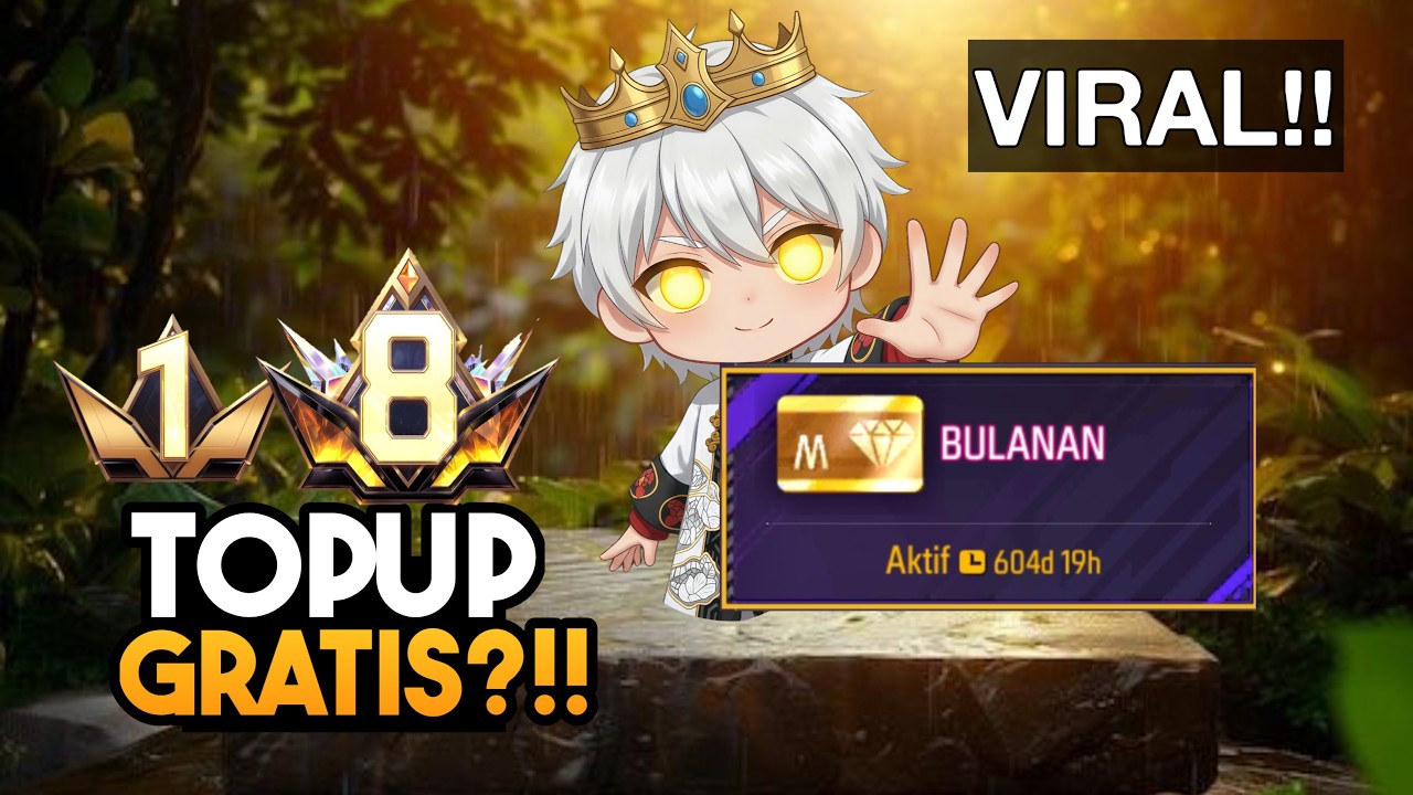 CARA TOP UP GRATIS?!! FREE FIRE😱😱😱😱