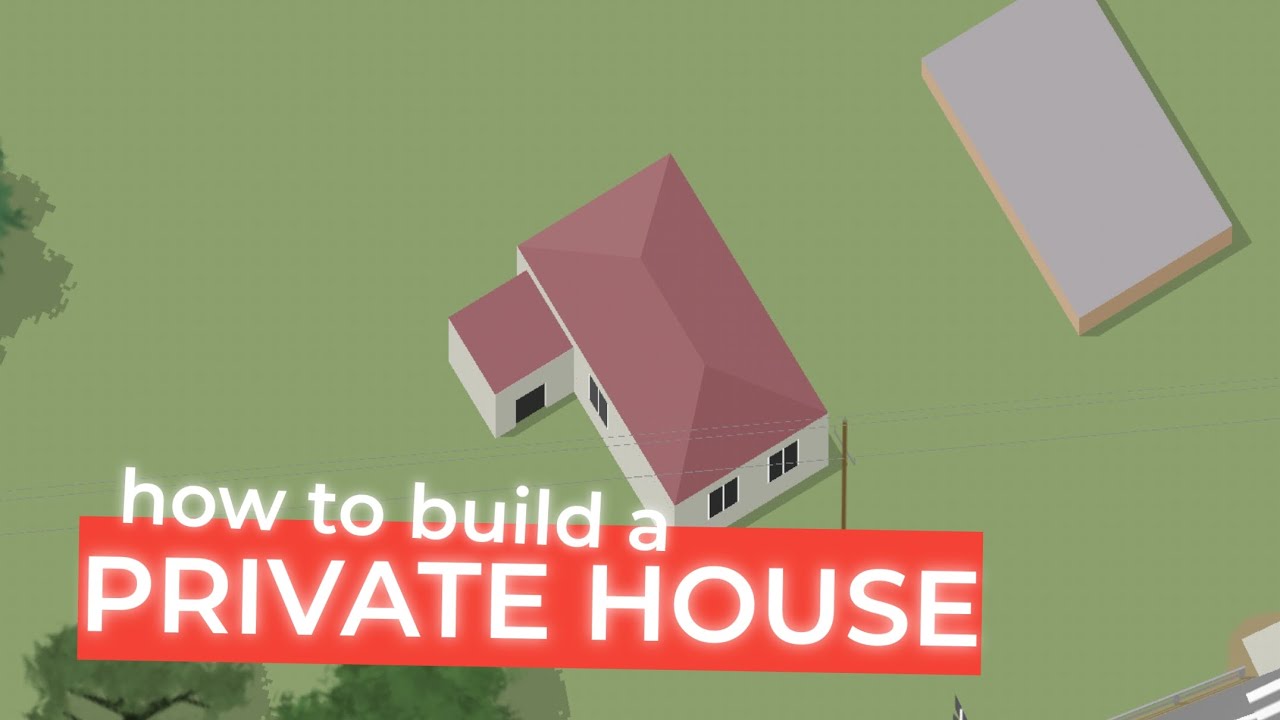 How to build a PRIVATE HOUSE in Intersection Controller
