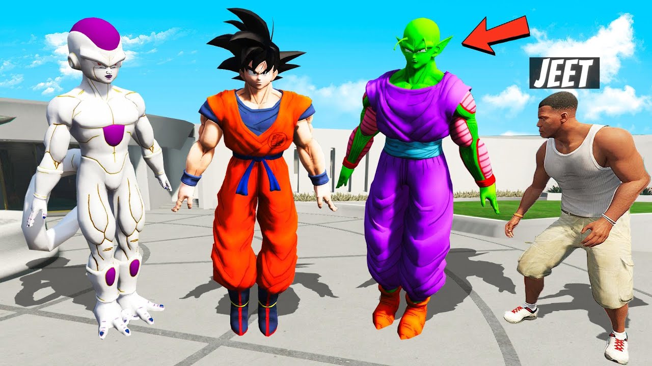 I Stole GOKU, FRIEZA & PICOLO's SUIT in GTA 5!